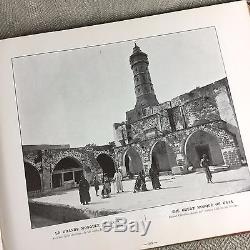 Rare Antique Book Album De Terre Sainte Photography Israel Judaica Holy Land