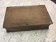 Rare Antique Book Box Maine Ca 1840 Hold A Bible Soft Wood Orig Nails Canvas