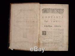 Rare Antique Book Christian Directory & Ethics Richard Baxter Puritan 1672