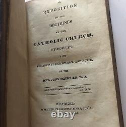 Rare Antique Book Early 1800s Religious Christianity Catholic Treatise 1829