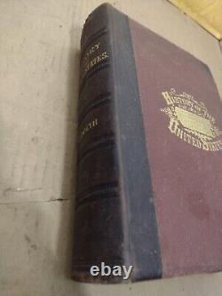 Rare Antique Book-History of the United States of America by J. C. Ridpath, 1879