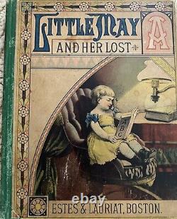 Rare Antique Book Little May and her lost A, 1879