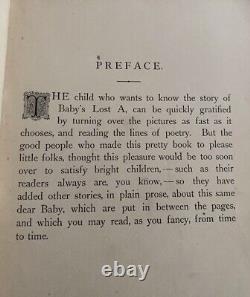 Rare Antique Book Little May and her lost A, 1879