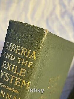 Rare Antique Book Lot Siberia and the Exile System 1891 Two Volume Complete Set