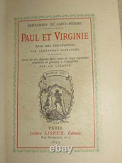 Rare Antique Book Of Paul Et Virginie Par Alexandre Piedagnel 1879