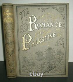 Rare Antique Book Palestine Holy Land Jerusalem Egypt Kings Crusades Pagans +