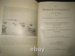 Rare Antique Book Palestine Holy Land Jerusalem Egypt Kings Crusades Pagans +