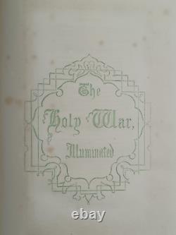 Rare Antique Book THE HOLY WAR by John Bunyan Published by James Lumsden & Son