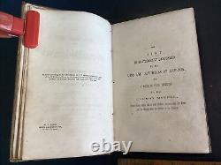 Rare Antique Book, THE WIDE AWAKE GIFT and KNOW NOTHING TOKEN, 1855 1st Edition