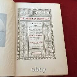 Rare Antique Book The American Immortals George Cary Eggleston 1901 G. P. Putnam