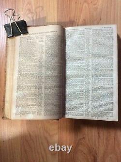 Rare Antique Book The Polyglott Bible. 1832 English Version Excellent Condition