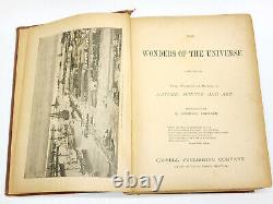 Rare Antique Book The Wonders Of The Universe 1885 First Edition Hardcover