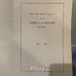 Rare Antique Book-With The 308th Engineers From Ohio To The Rhine & Back