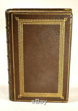 Rare Antique Book w Fore-edge Painting Jeremy Taylor 1845 Holy Living & Dying