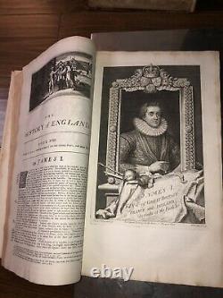 Rare Antique Books History Of England By Rapin De Thoyras Vol I & II- 1736