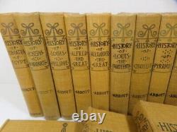 Rare Antique Books Lot Jacob Abbott 32 Books 1904 History of Series