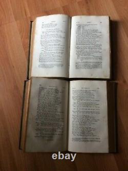 Rare Antique Books The Dramatic Works Of William Shakespeare 1846 Vols. III & IV