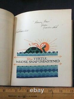 Rare Antique Children Book 1927 Turtle Whose Snap Unfastened By Ruth Campbell