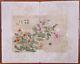 Rare Antique China Hand Painting Flowers And Birds Book Marked Zhangxiong Kk474