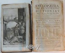 Rare Antique Circa 1790 New Royal Encyclopedia Book 3 Volume George Selby Howard