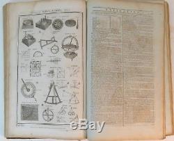 Rare Antique Circa 1790 New Royal Encyclopedia Book 3 Volume George Selby Howard