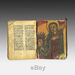 Rare Antique Coptic Bible Book Ge' Ez Script Vellum Ethiopia East Africa 18th C
