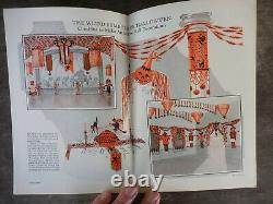 Rare Antique Dennison's Bogie Book 1925 Halloween & Thanksgiving Decorations