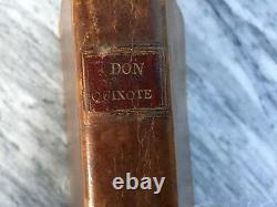 Rare Antique Don Quixote 1778 Leather Ibarra Edition in Spanish