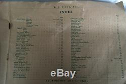 Rare Antique E. J. Riley Lot 1936 Billiard Tables Catalogue Book & Cue Tips Tin
