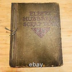 Rare Antique Elbert Hubbard's Scrap Book Upside Down Copyright 1923 Roycrofters