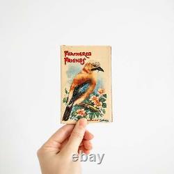 Rare Antique Feathered Friends Bird Ephemera Book Father Tuck's Panorama Series