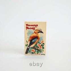 Rare Antique Feathered Friends Bird Ephemera Book Father Tuck's Panorama Series