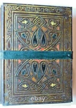 Rare Antique Figural Books Literature Huntley&palmers Biscuit Tin Box 1901