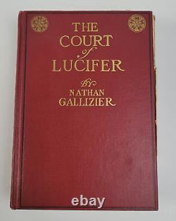 Rare Antique First Edition The Court Of Lucifer 1910 Illus. Tipped-In Plates