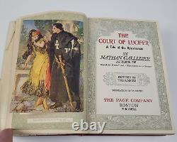 Rare Antique First Edition The Court Of Lucifer 1910 Illus. Tipped-In Plates