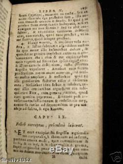 Rare Antique French Book Dated 1629 Latin Text
