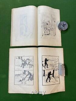 Rare Antique Georges Bigot Ma-ta & O-ha-yo Album Etching Books 1883 1884 Japan