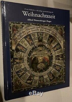 Rare Antique German Christmas Ornament Book By Alfred Dunnenberger, In German