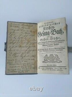 Rare Antique German Church Sing and Prayers Book 1800s Hymnal