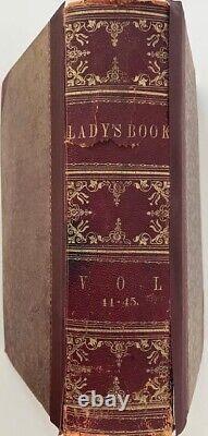 Rare Antique Godey's Lady's Book. 1852. Vol. 41-45