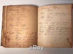 Rare Antique Handwritten Cookbook Love Poem Family Tree Book Jane Tiffany