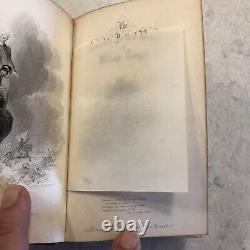 Rare Antique Hardcover Book Cowper's Poetical Works Illustrated Gall & Inglis