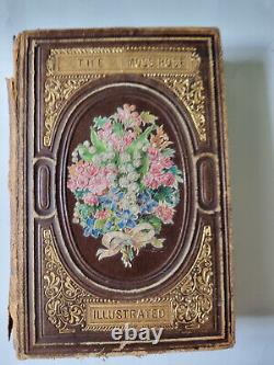 Rare Antique Hardcover Book The Moss Rose 1850 See Pics and Description