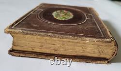 Rare Antique Hardcover Book The Moss Rose 1850 See Pics and Description