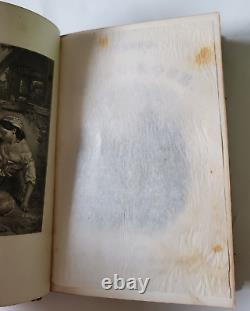 Rare Antique Hardcover Book The Moss Rose 1850 See Pics and Description