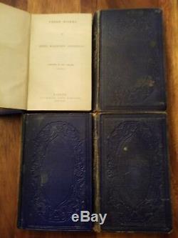 Rare Antique Henry Wadsworth Longfellow Book Set