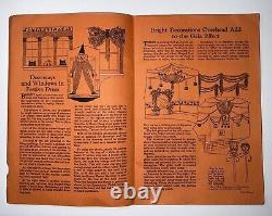 Rare Antique How To Entertain On Halloween Dennison Bogie Book, 1926, 14th Ed
