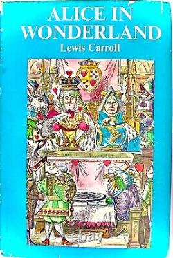 Rare Antique Htf Alice In The Wonderland Lewis Carol, Illustrated Book Hard-b/dj