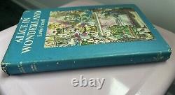 Rare Antique Htf Alice In The Wonderland Lewis Carol, Illustrated Book Hard-b/dj