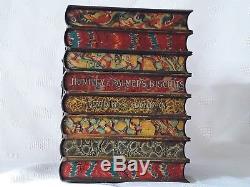 Rare Antique Huntley & Palmers The Library Books Biscuit Tin C1901